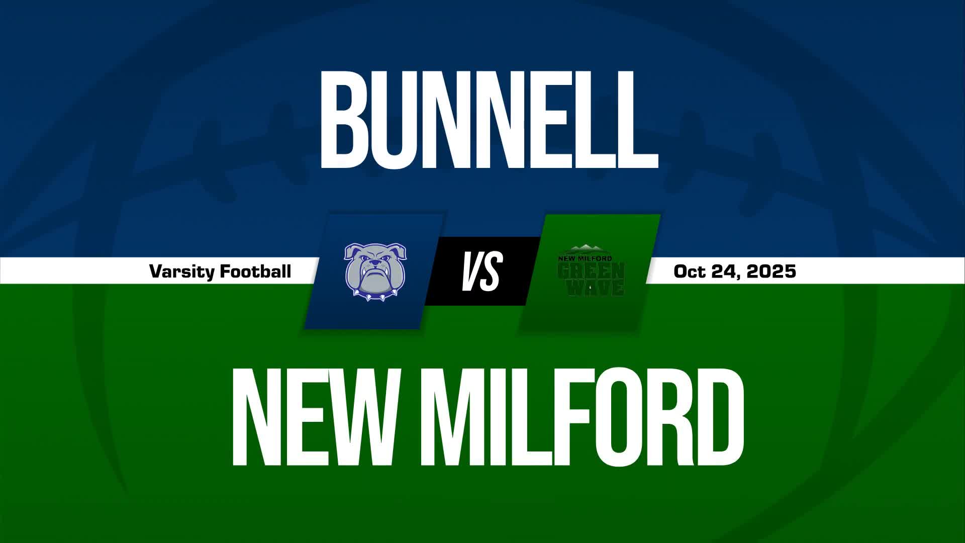 Football Game Preview: New Milford Green Wave vs. Brookfield Bobcats + How To Watch