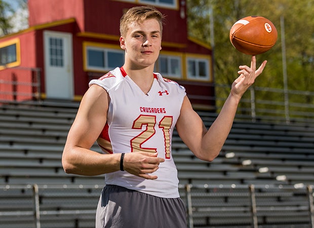 Quarterback Johnny Langan