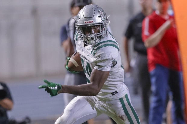 Running back Shamar Garrett is approaching 1,000 yards on the season for nationally-ranked De La Salle.