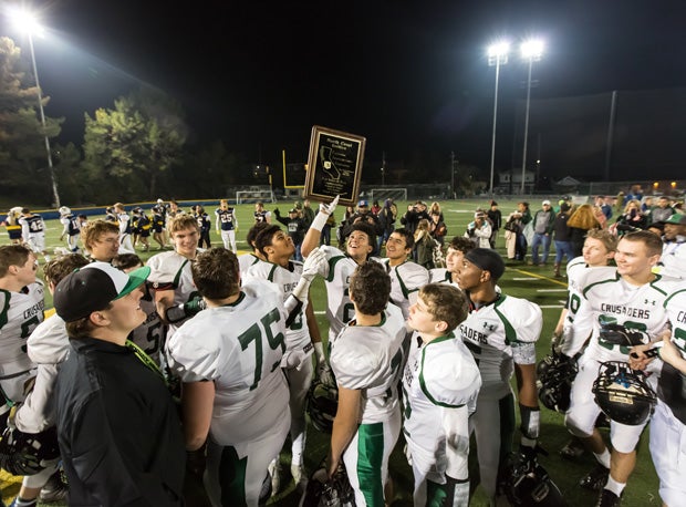 St. Bernard's celebrated a North Coast Section title.
