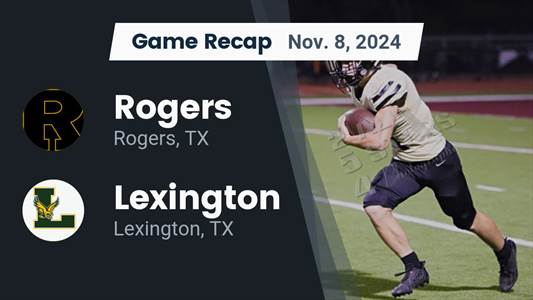 Football Recap: Lexington Piles Up the Points Against Rogers