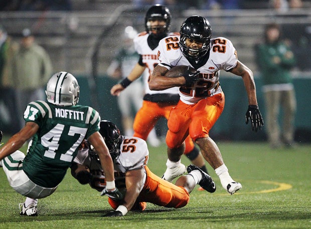 Pittsburg senior running back Harris Ross had the fourth-most yards in Northern California history with 464 yards and seven touchdowns in a 49-29 win over Monte Vista on Friday.