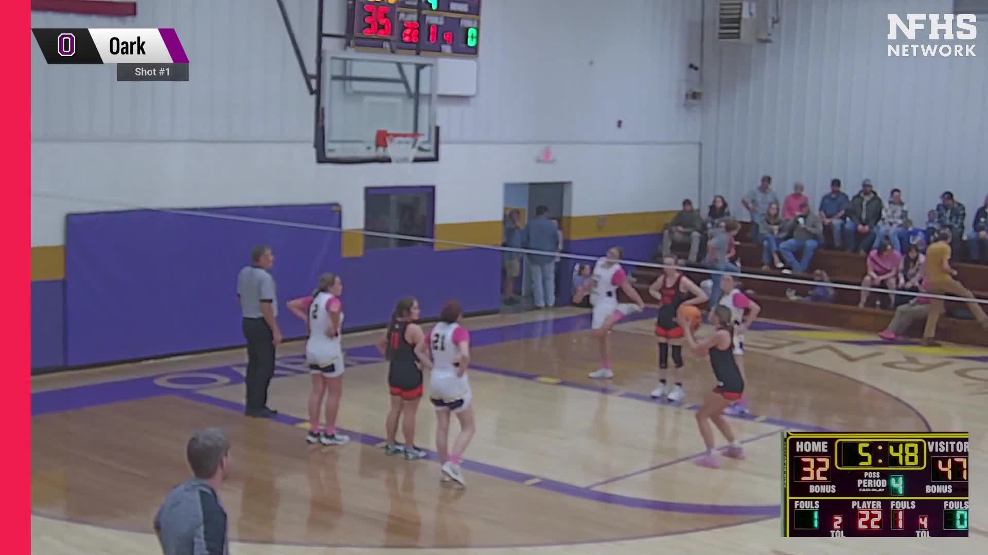 Basketball Recap: Oark Drops Highest Score of Season Against Western Yell County