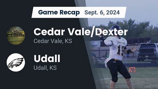Football Recap: Udall Falls to Cedar Vale/Dexter in First Game o