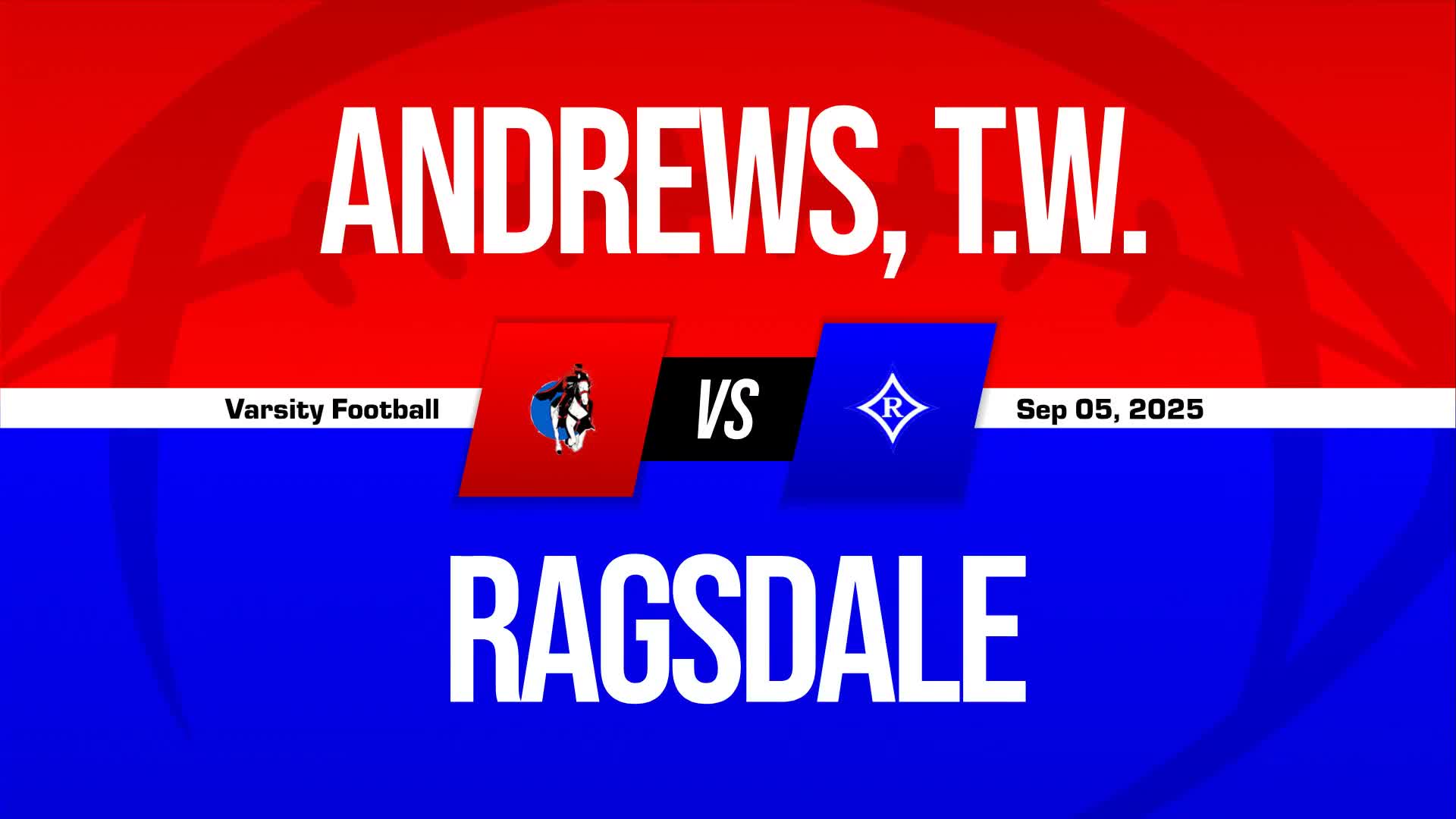 Football Game Preview: T.W. Andrews Red Raiders vs. High Point Central Bison + How To Watch