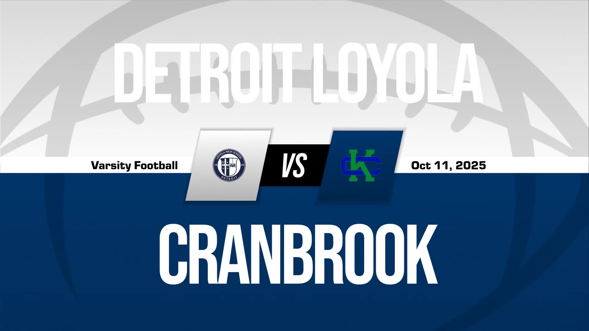 Football Game Preview: Loyola Bull Dogs vs. University Liggett Knights