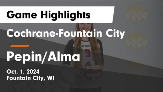 Volleyball Recap: Pepin/Alma Comes Up Short Despite  Kenzie Bock