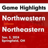Northwestern piles up the points against Northeastern