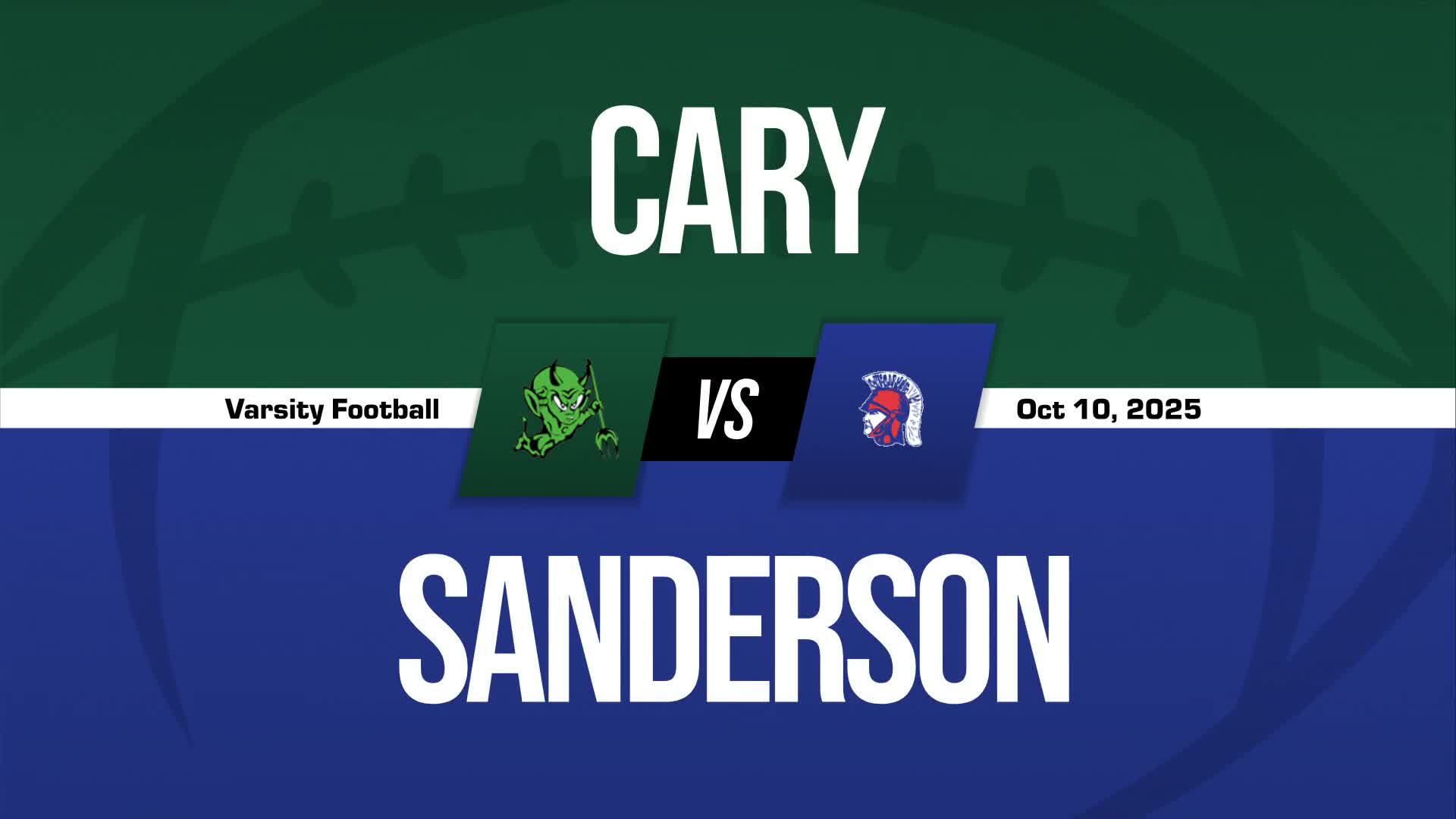 Football Game Preview: Cary Imps vs. Middle Creek Mustangs + How To Watch