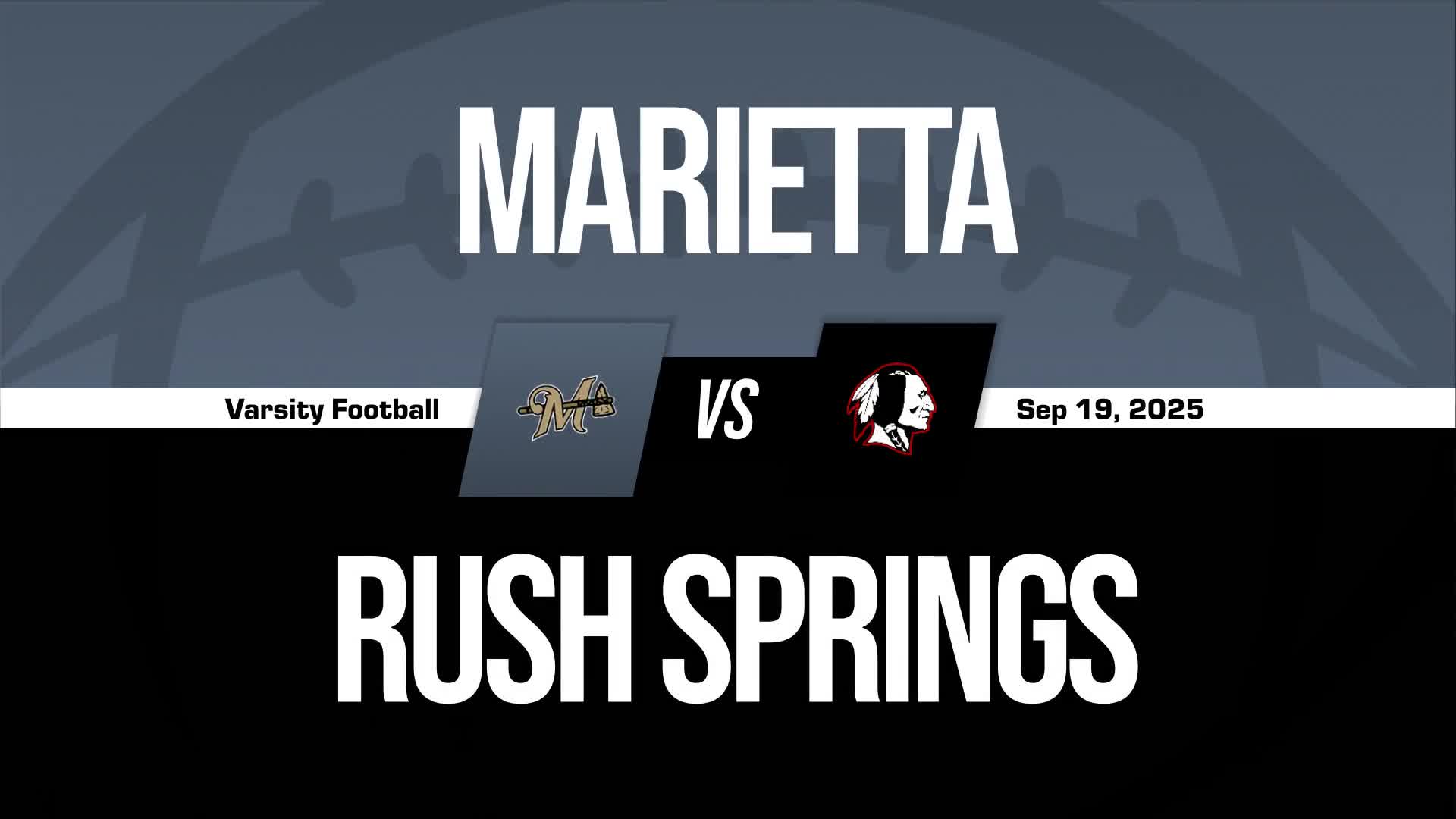 Football Game Preview: Marietta Indians vs. Washington Warriors