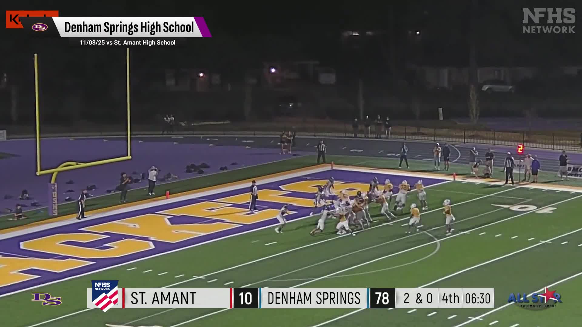 Football Recap: Denham Springs Falls Short of Zachary in the Playoffs + How To Watch