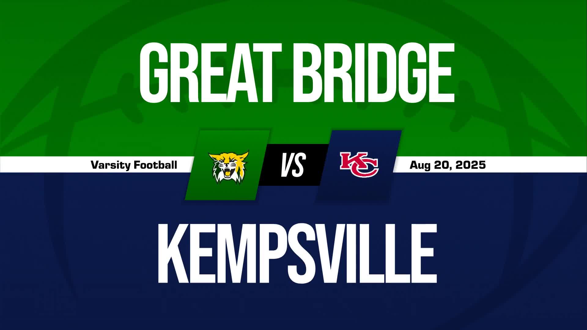 Football Recap: Great Bridge Comes Up Short