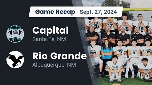Football Recap: Capital Piles Up the Points Against Rio Grande