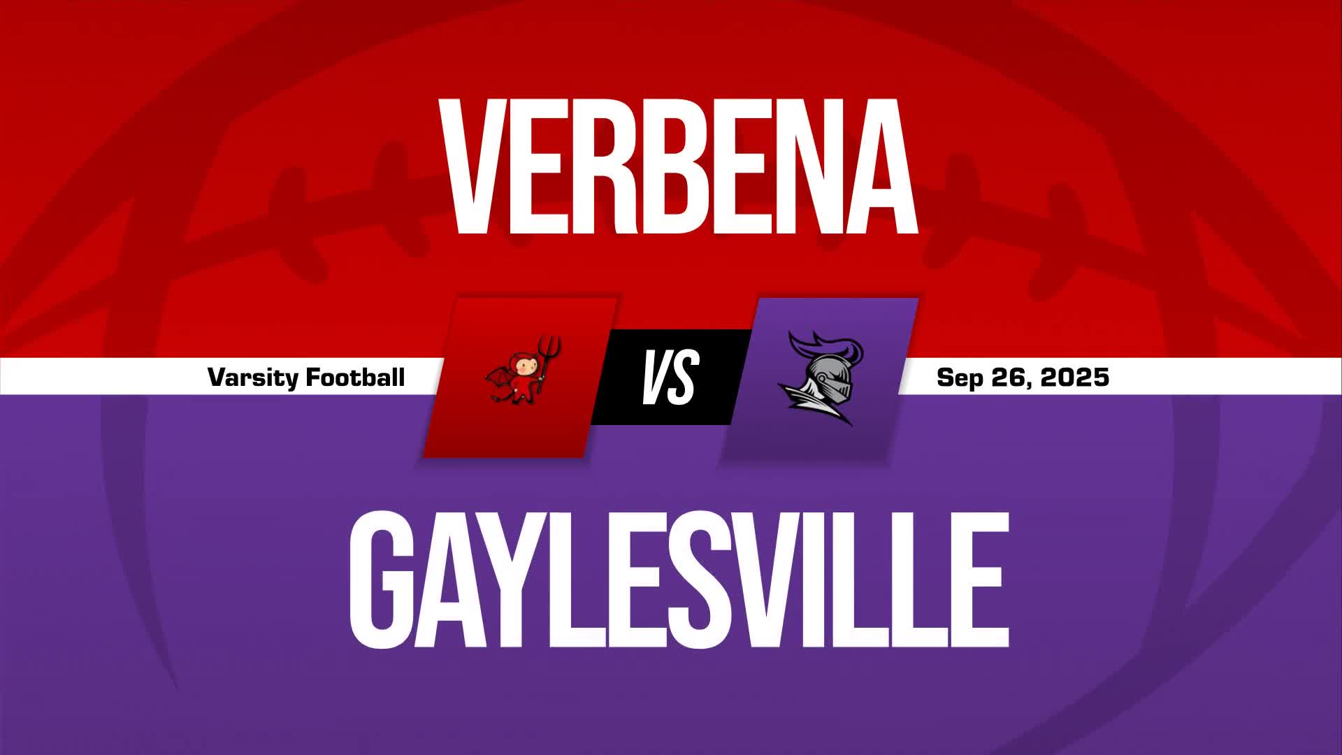 Football Recap: Verbena Snaps Three-Game Streak of Wins on the Road
