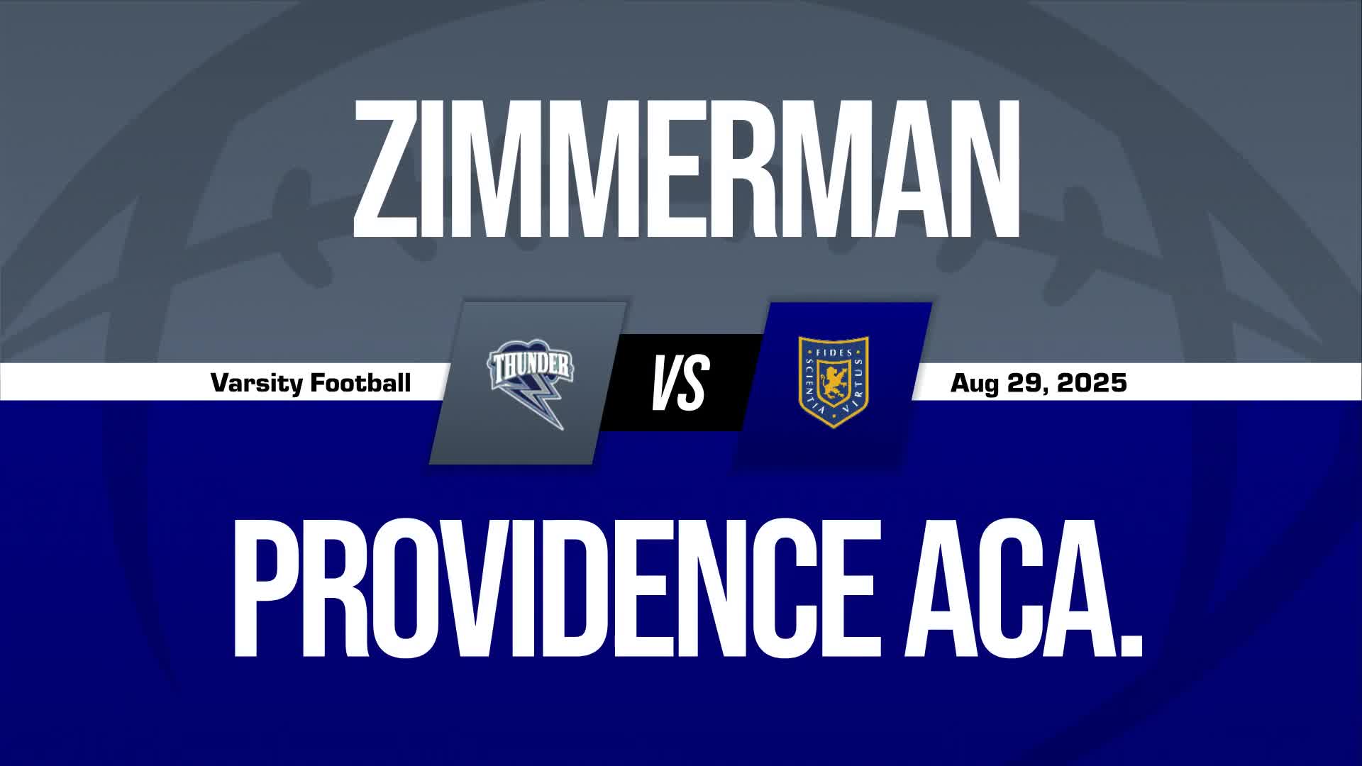 Football Game Preview: Zimmerman Thunder vs. Mound-Westonka Whit