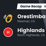 Highlands vs. Orestimba