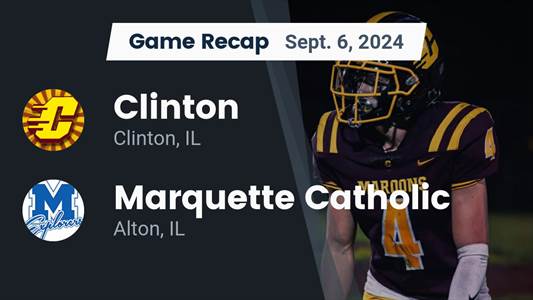 Football Recap: Clinton Piles Up the Points Against Marquette Ca