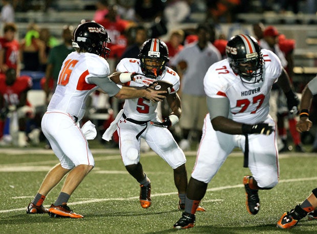 Hoover's run game will seek to control everything against Northridge in Tuscaloosa, Ala.