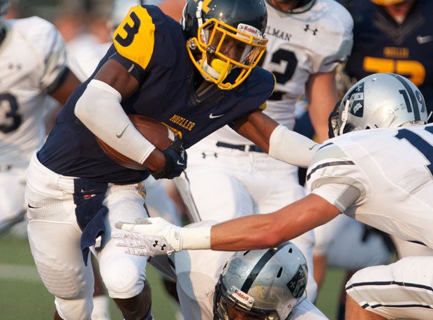 Keith Watkins II and Archbishop Moeller already shoved Gilman aside this season and looks to do the same to crosstown rival St. Xavier.