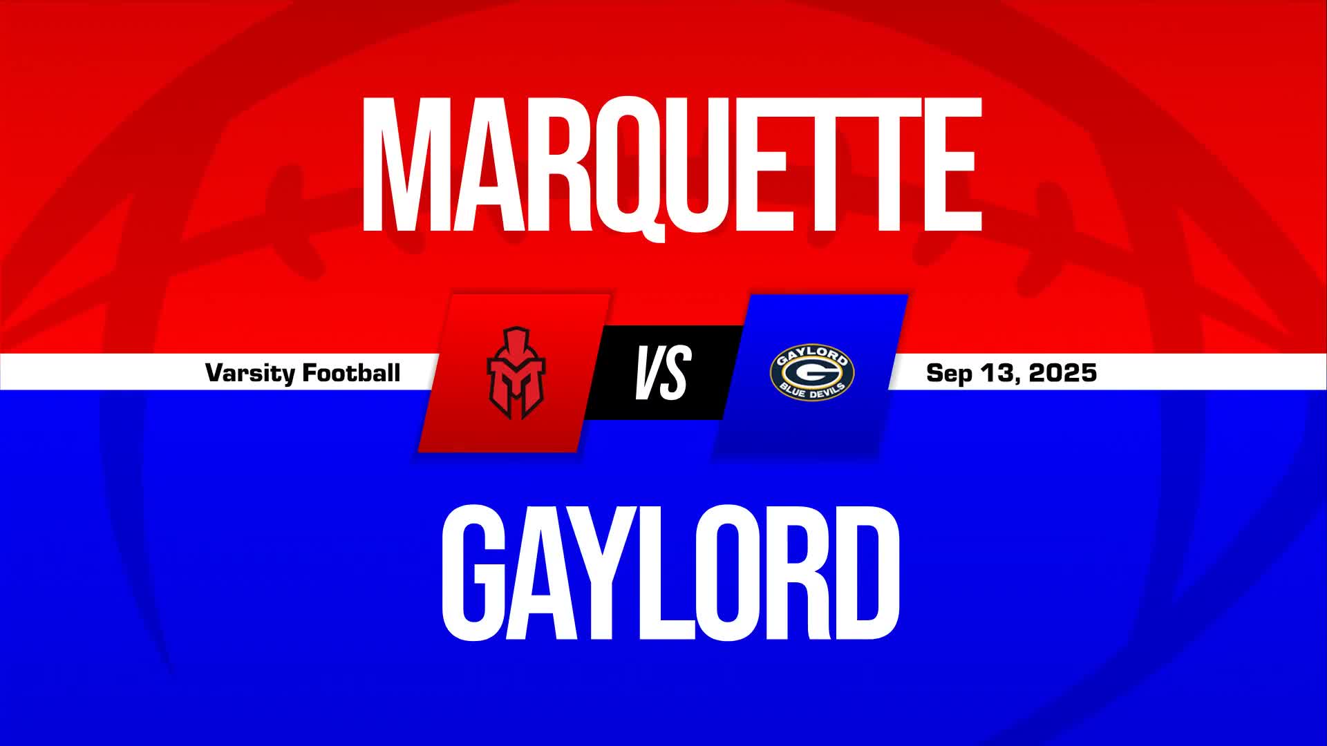 Football Game Preview: Marquette Sentinels vs. Petoskey Northmen + How To Watch