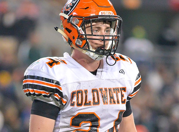 Senior linebacker Brad Giere returns for Coldwater, which is in search of a ninth straight state final appearance.