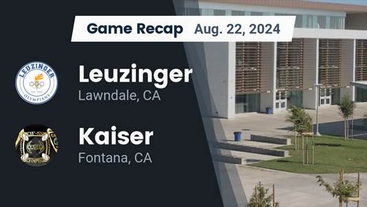 Football Recap: Kaiser Starts Season with  Defeat at Home