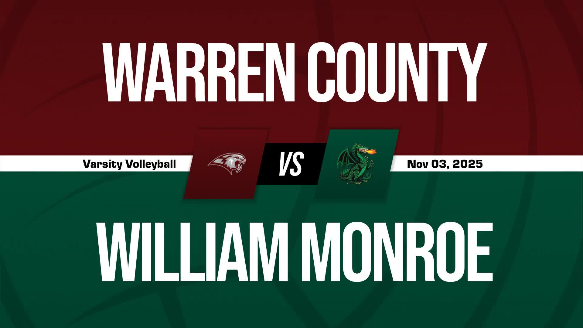 Volleyball Game Preview: William Monroe Dragons vs. Meridian Mustangs