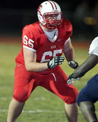 Junior offensive lineman Tom D'Amore