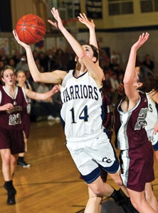 Gonsalves drives for two.