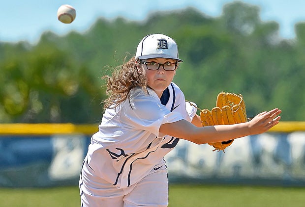 Now a junior in high school, pitcher Chelsea Baker has had continued success all the way from Little League with her signature pitch.