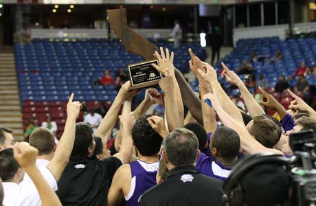 St. Augustine celebrates its first state title, but it wasn't easy. The Saints had to go overtime to beat Sacred Heart Cathedral. 