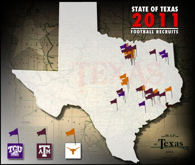 Always fertile recruiting ground, the Dallas and Houston areas have been especially kind to Texas, Texas A&M, and TCU, helping all three to Top 10 recruiting classes.