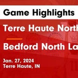 Terre Haute North Vigo piles up the points against Evansville Harrison