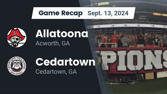 Football Game Preview: Allatoona Plays at Home