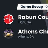 Football Game Recap: Athens Christian Eagles vs. Rabun County Wildcats