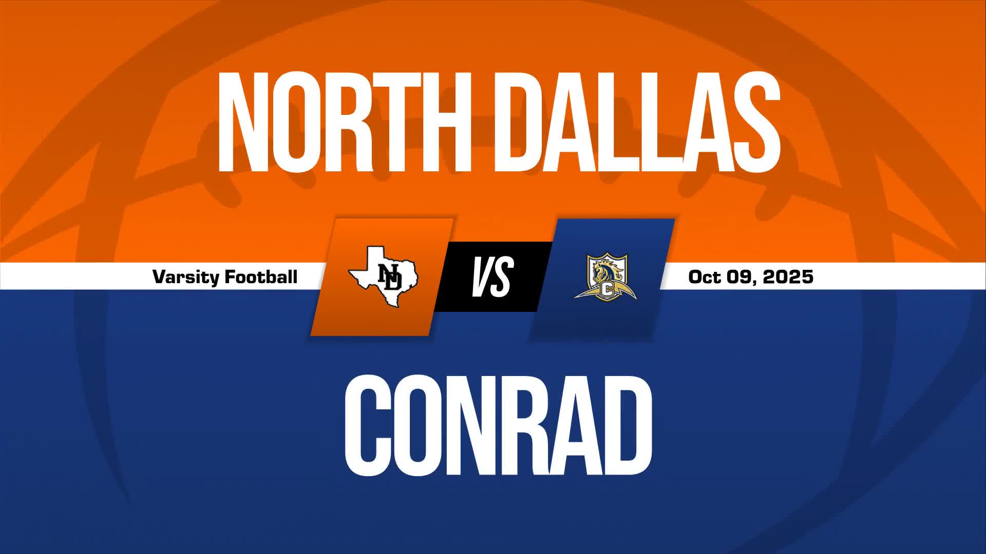 Football Game Preview: Conrad Chargers vs. Roosevelt Mustangs + How To Watch