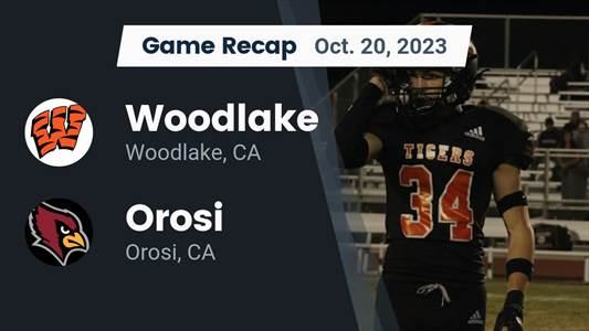Football Game Recap: Orosi Cardinals vs. Woodlake Tigers