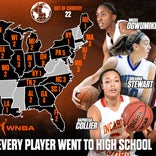 Where every player in the WNBA playoffs went to high school