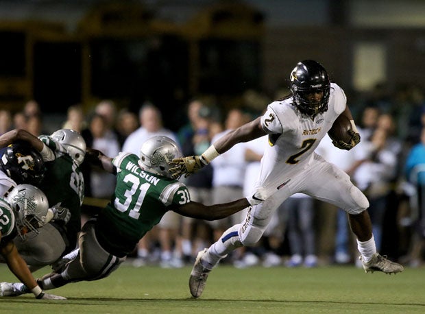 Najee Harris finished with 99 career touchdowns, 94 of them rushing.