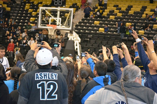 Players on the Navajo Nation are treated like rock stars.