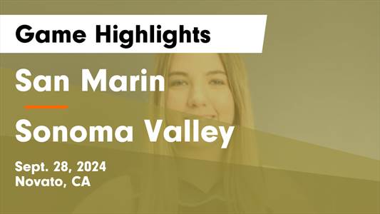 Volleyball Recap: Sonoma Valley Comes Up Short