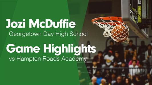 Jozi McDuffie Game Report: @ Maret