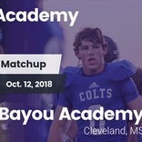 Football Game Recap: Indianola Academy vs. Bayou Academy