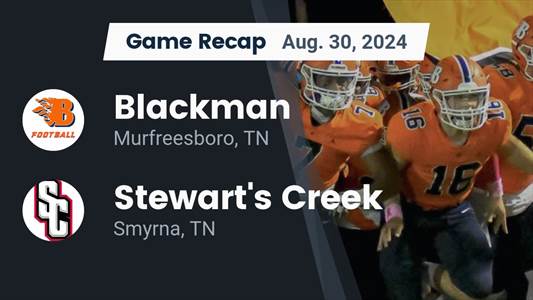 Football Game Preview: Blackman on Home-Turf
