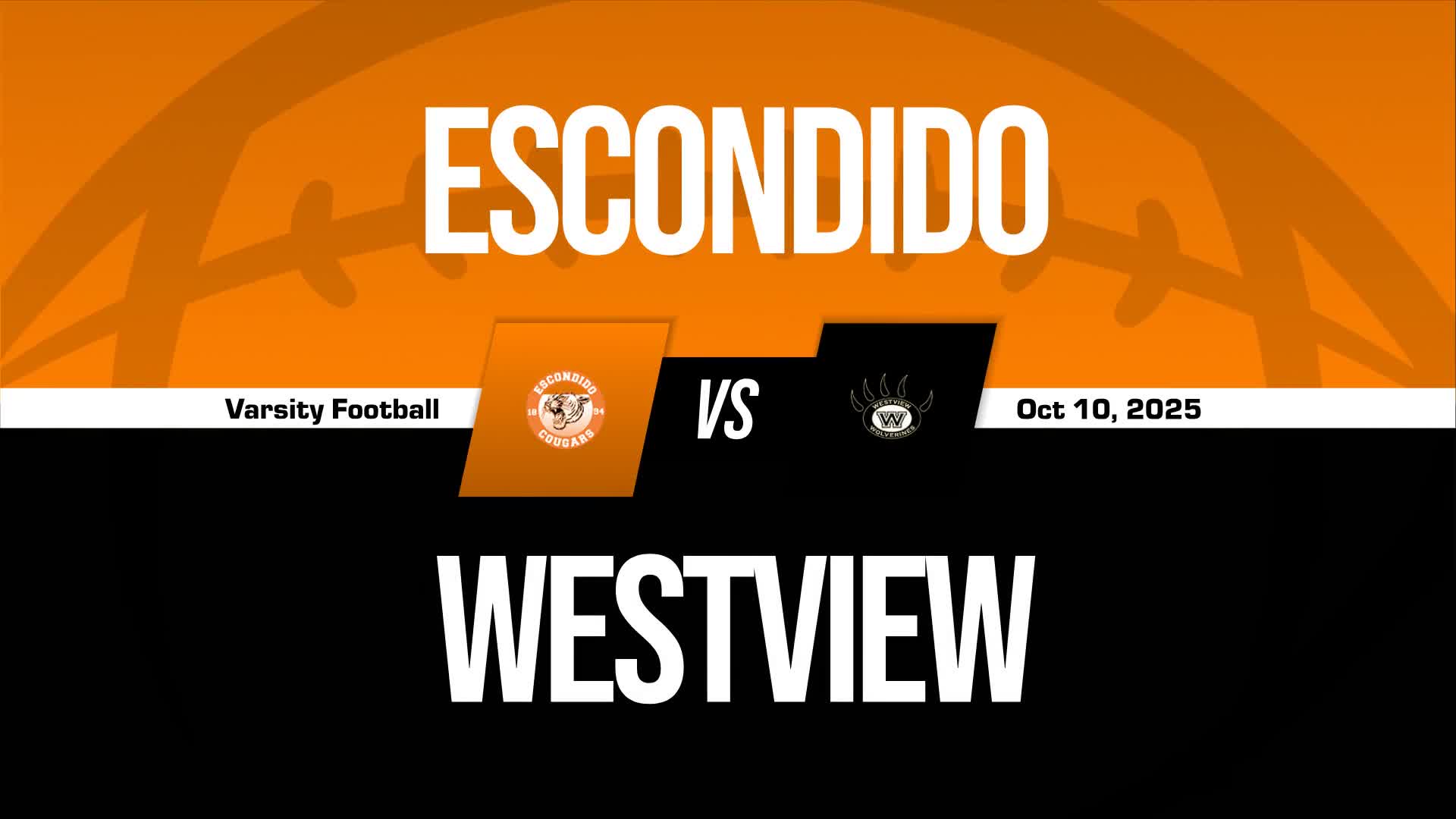Football Game Preview: Westview Wolverines vs. Vista Panthers + Official Tickets