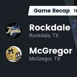 Football Game Recap: McGregor Bulldogs vs. Rockdale Tigers