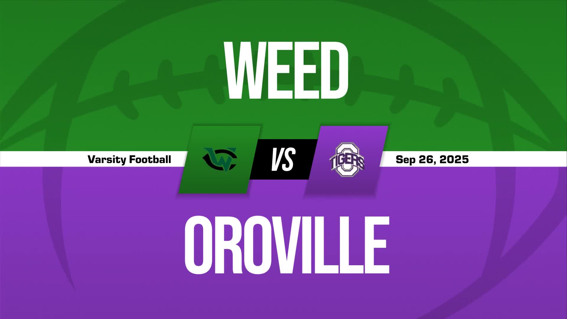 Football Recap: Oroville Takes a Loss