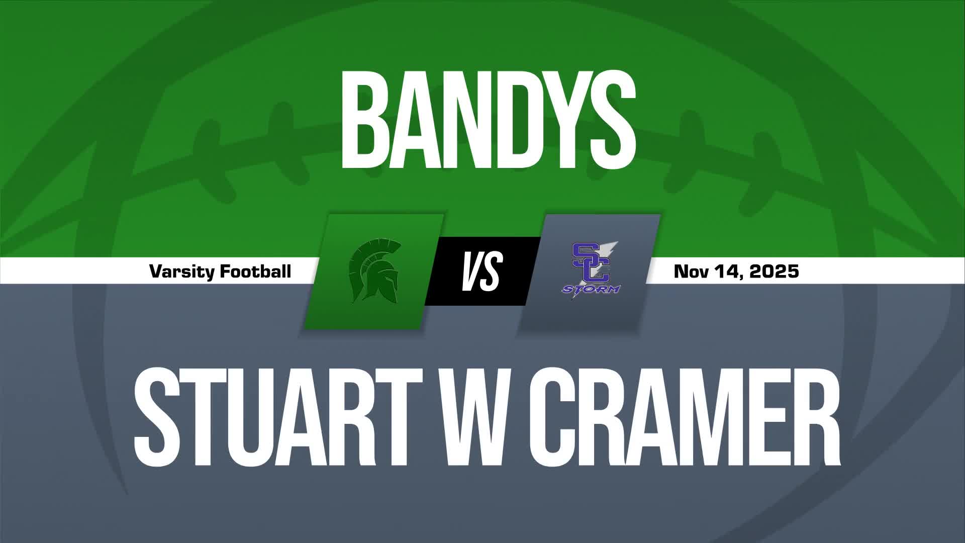 Football Game Preview: Stuart W. Cramer Storm vs. Hibriten Panthers