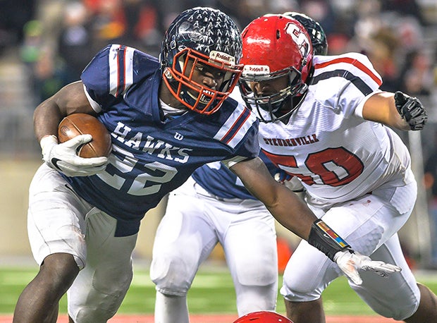 Hartley's Marquette Dixon helped the Hawks claim back-to-back D-IV state titles. 
