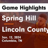 Basketball Game Recap: Spring Hill Raiders vs. Shelbyville Central Golden Eagles